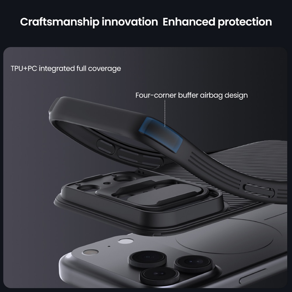 Coque CamShield iPhone 17 Pro Max, Bleu