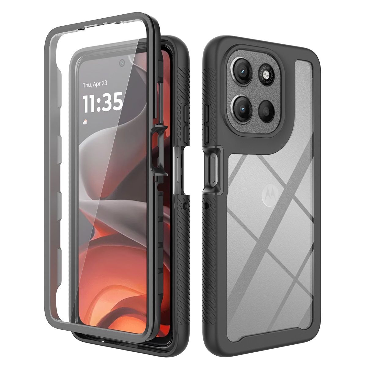Coque Full Protection Motorola Moto G86, Noir