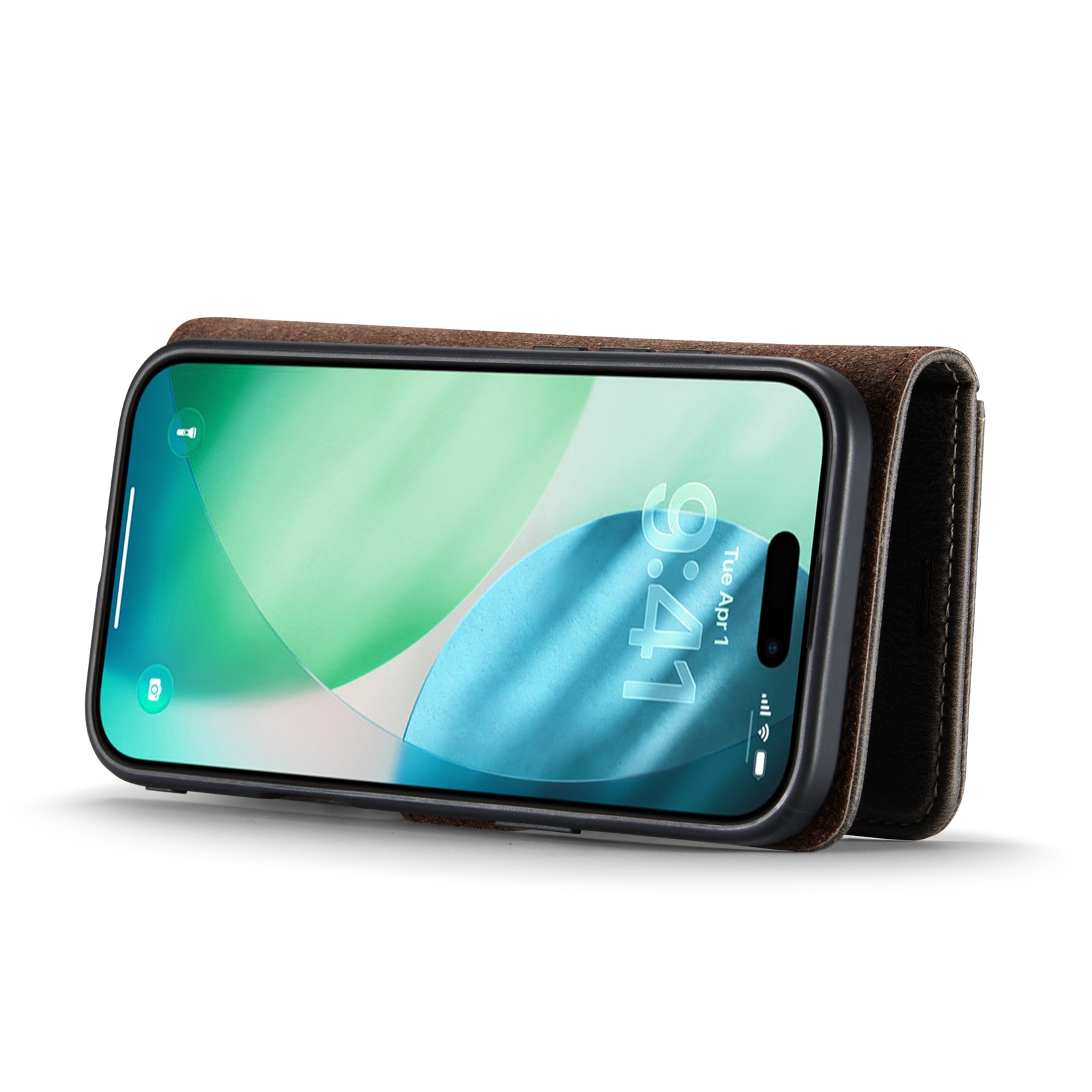 Étui portefeuille Magnet Wallet iPhone 17 Air, Brown
