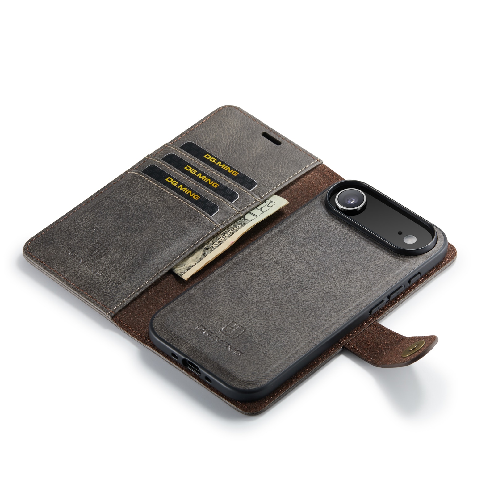 Étui portefeuille Magnet Wallet iPhone 17 Air, Brown