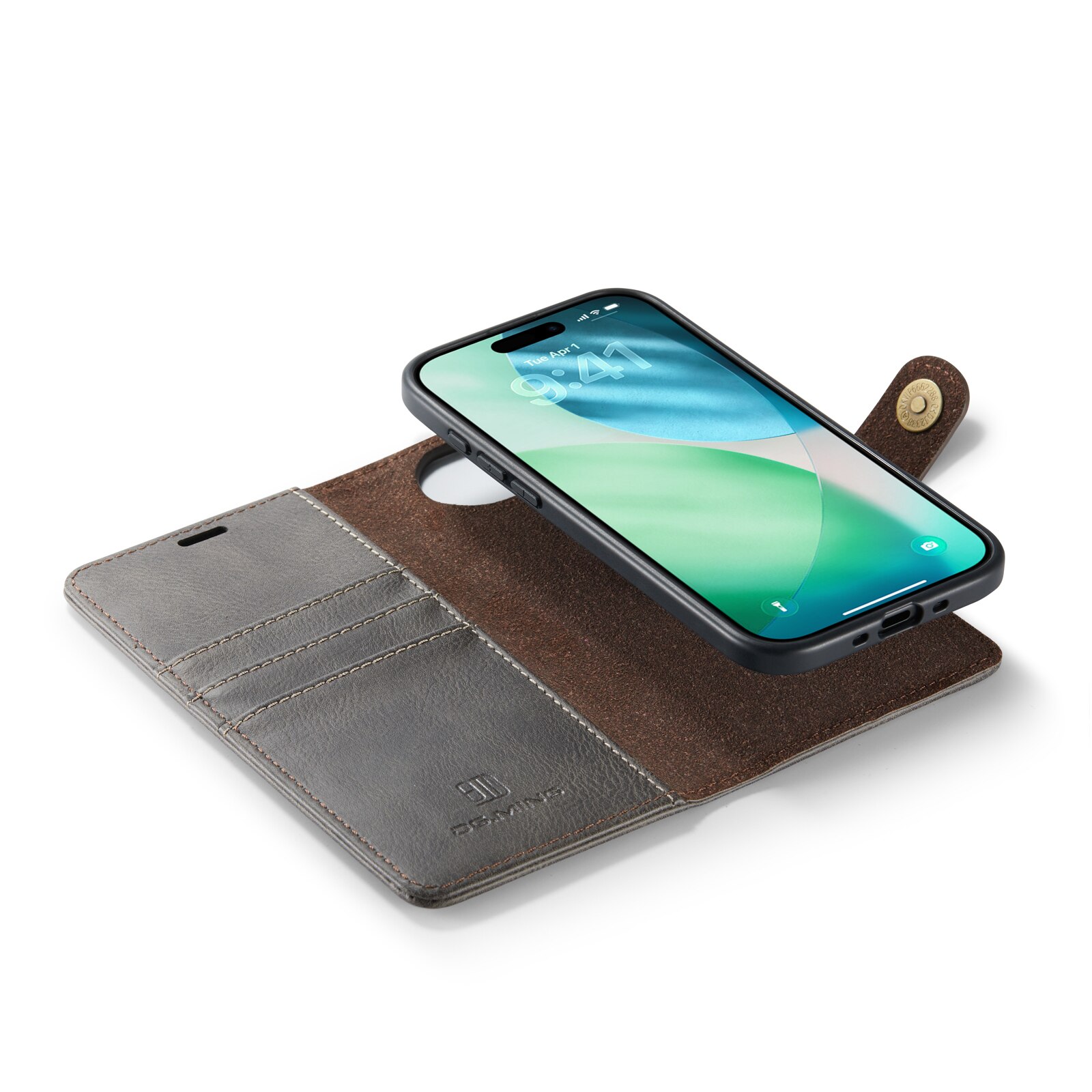 Étui portefeuille Magnet Wallet iPhone 17 Air, Brown