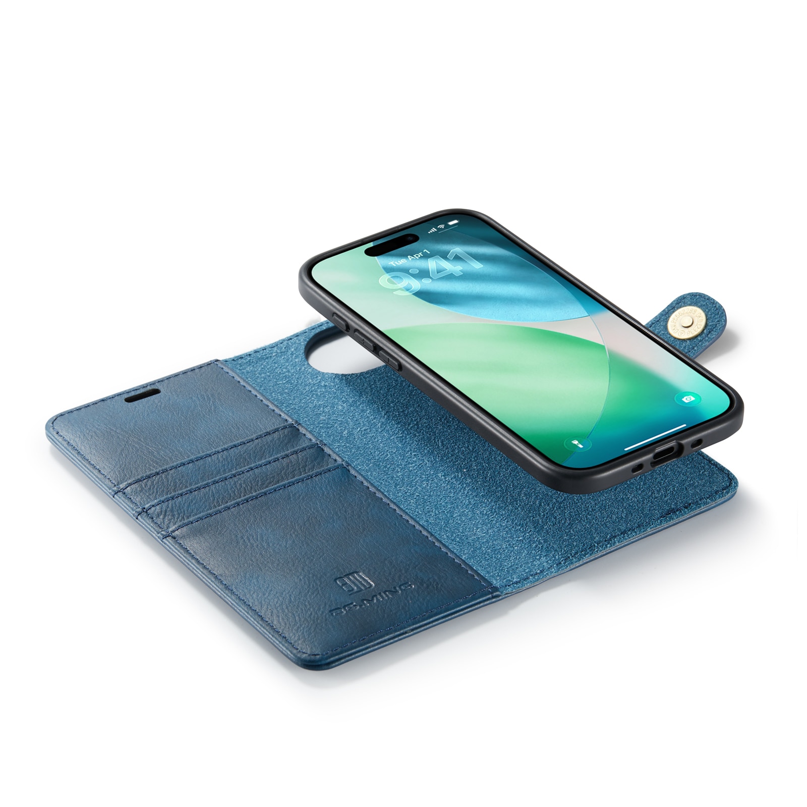 Étui portefeuille Magnet Wallet iPhone 17 Air, Blue