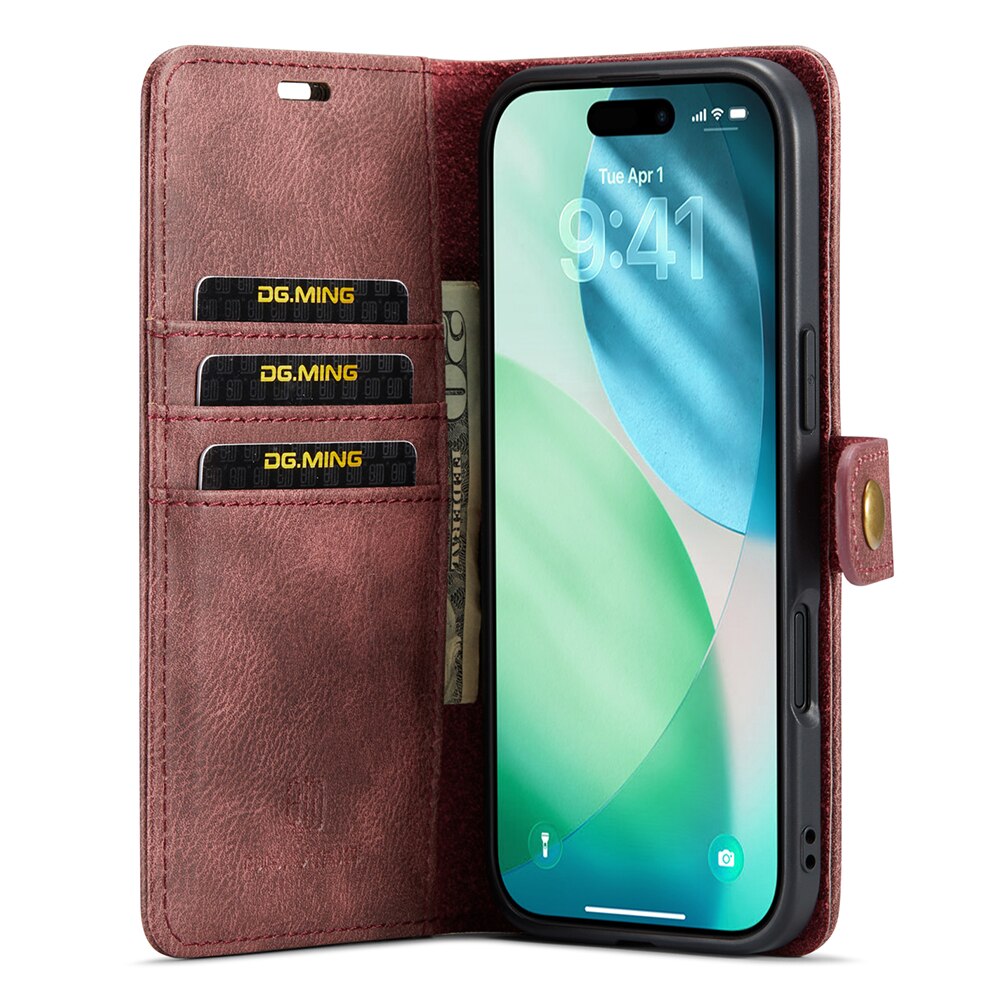 Étui portefeuille Magnet Wallet iPhone 17 Air, Red