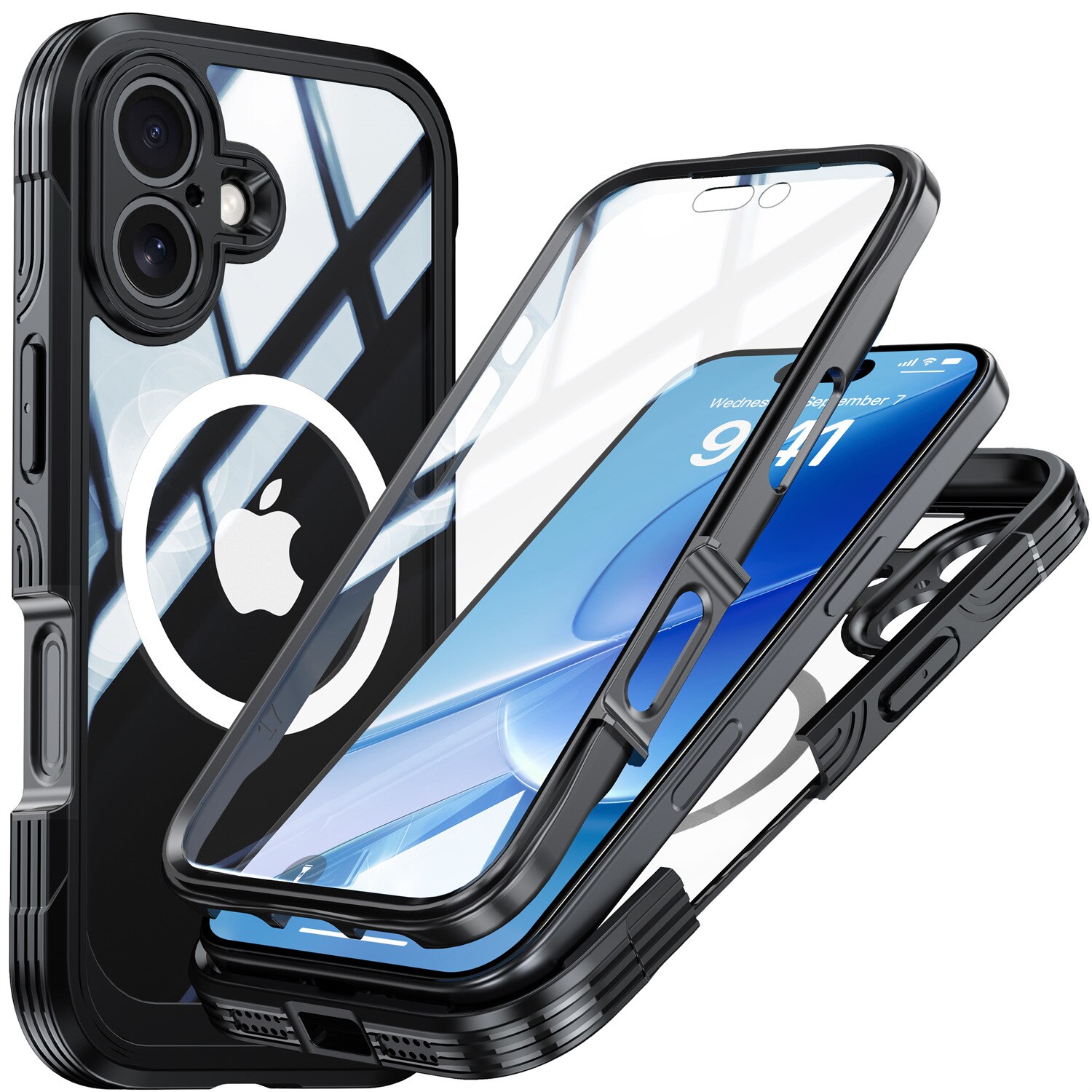 Coque Premium Full Protection iPhone 17, Black