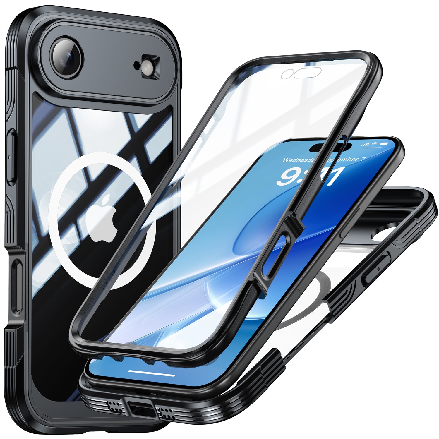 Coque Premium Full Protection iPhone 17 Air, Black