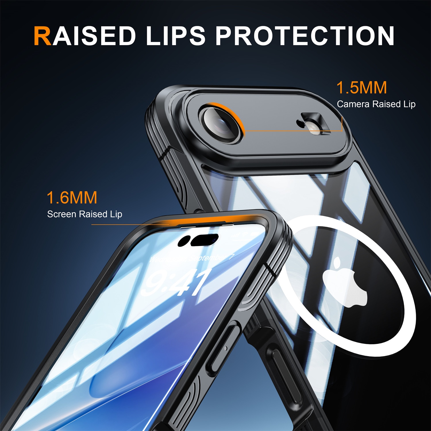 Coque Premium Full Protection iPhone 17 Air, Black