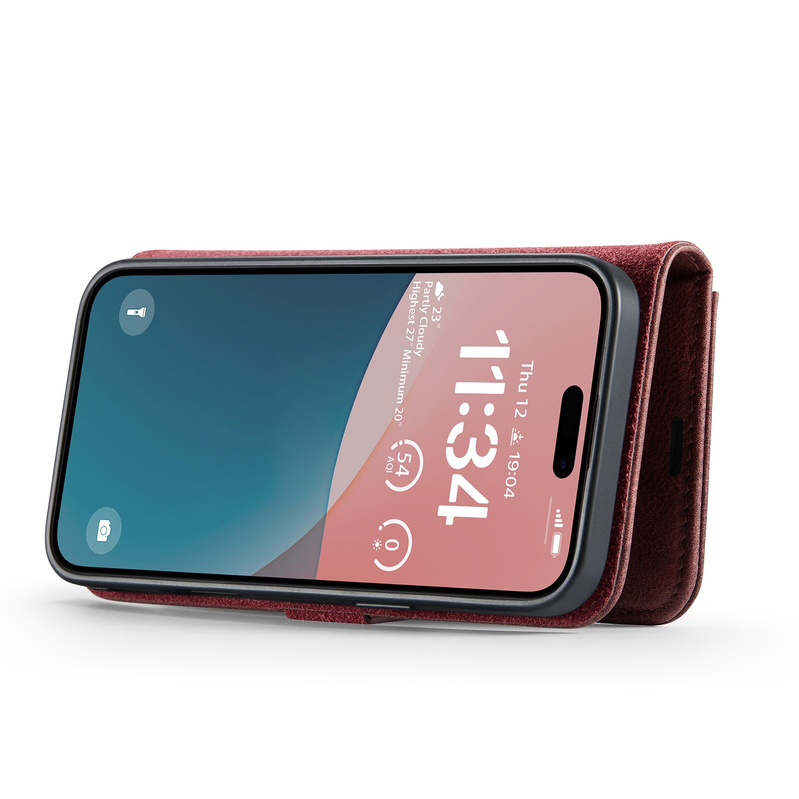 Étui portefeuille Magnet Wallet iPhone 17, Red