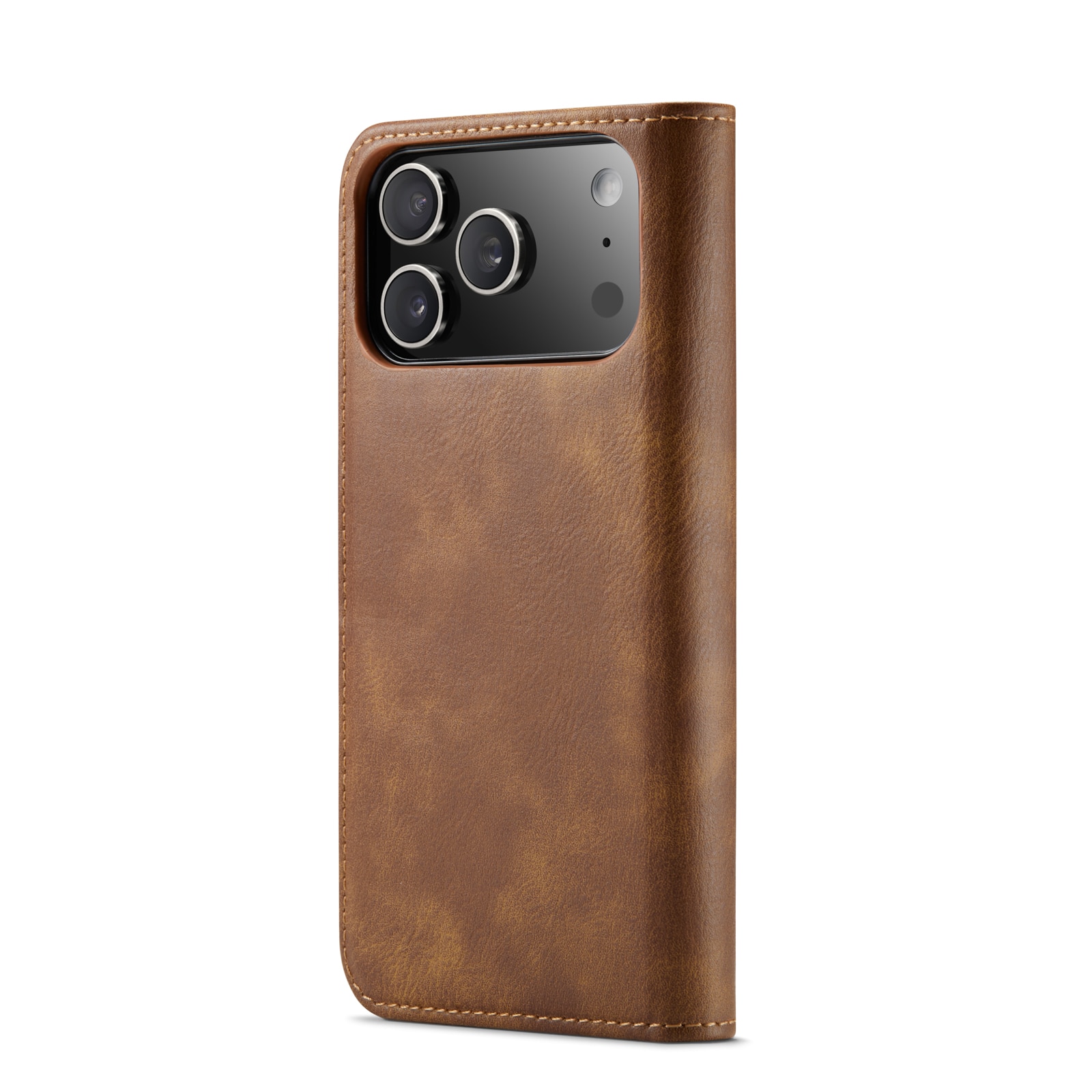 Étui portefeuille Magnet Wallet iPhone 17 Pro, Cognac