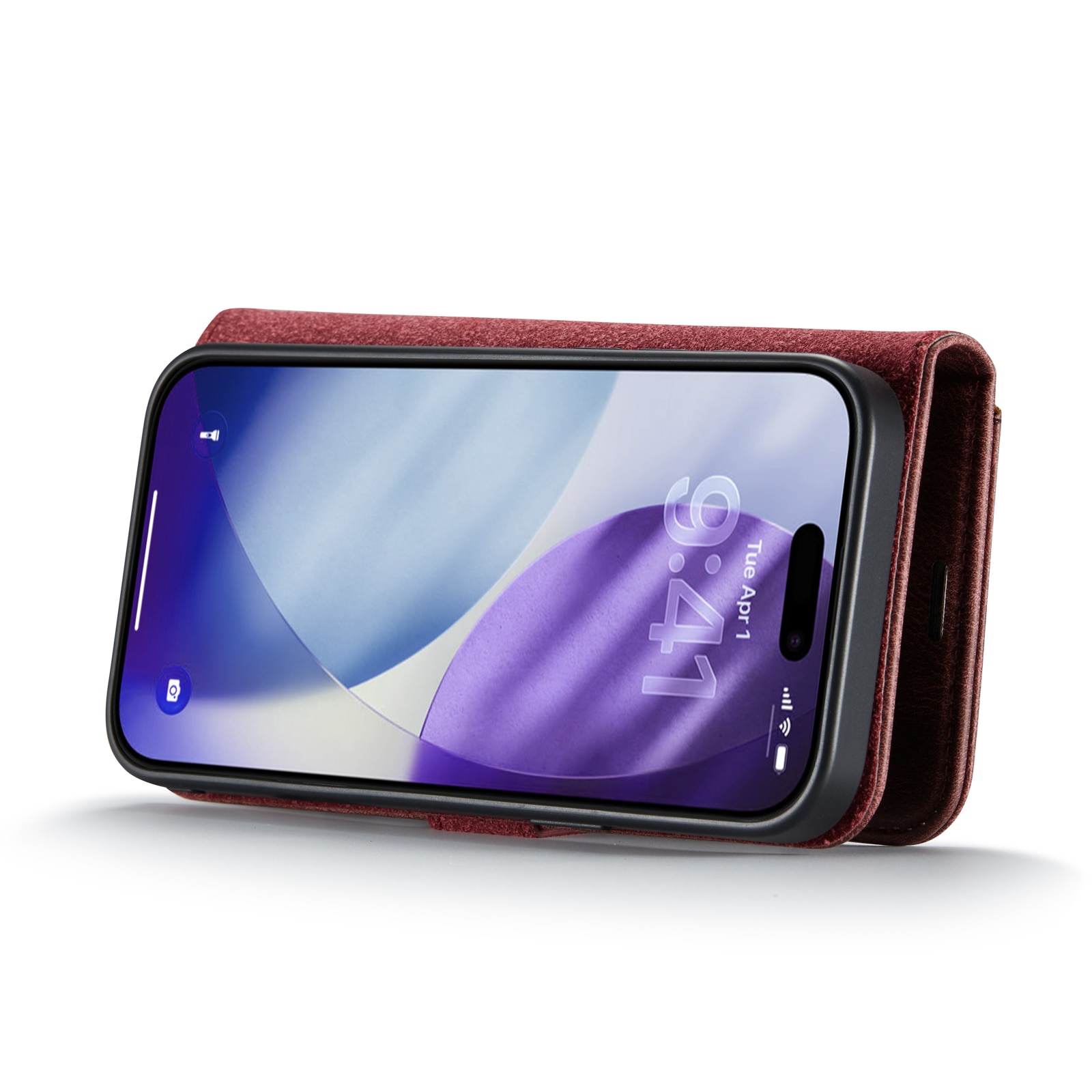 Étui portefeuille Magnet Wallet iPhone 17 Pro Max, Red