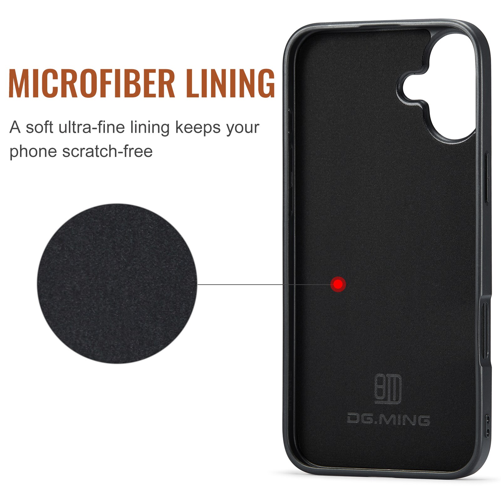 Coque Magnetic Card Slot iPhone 17, Noir