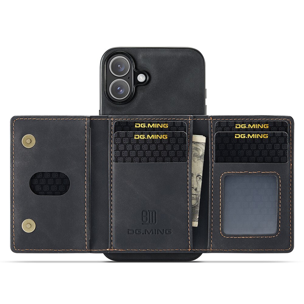 Coque Magnetic Card Slot iPhone 17, Noir