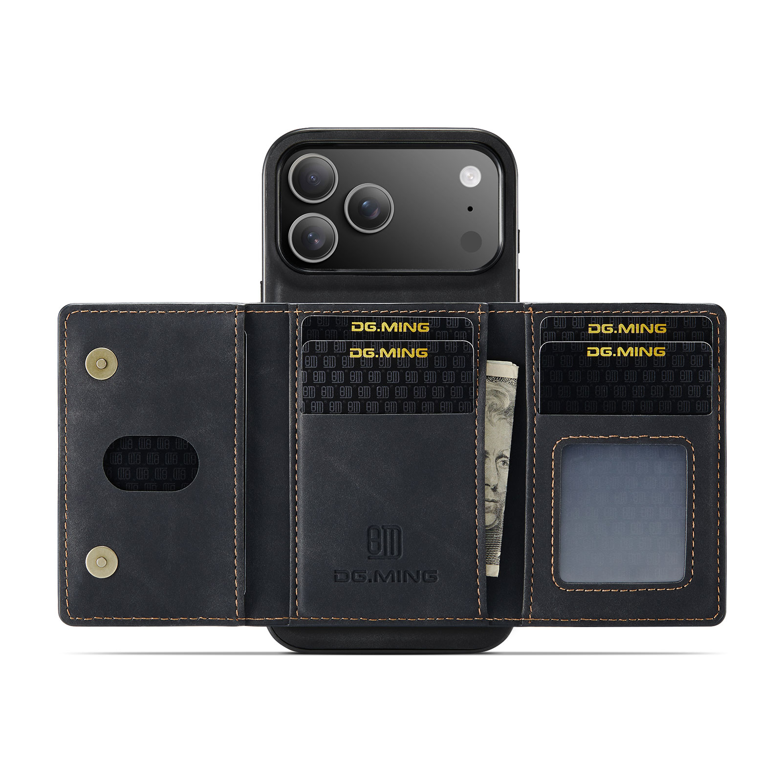 Coque Magnetic Card Slot iPhone 17 Pro Max, Noir