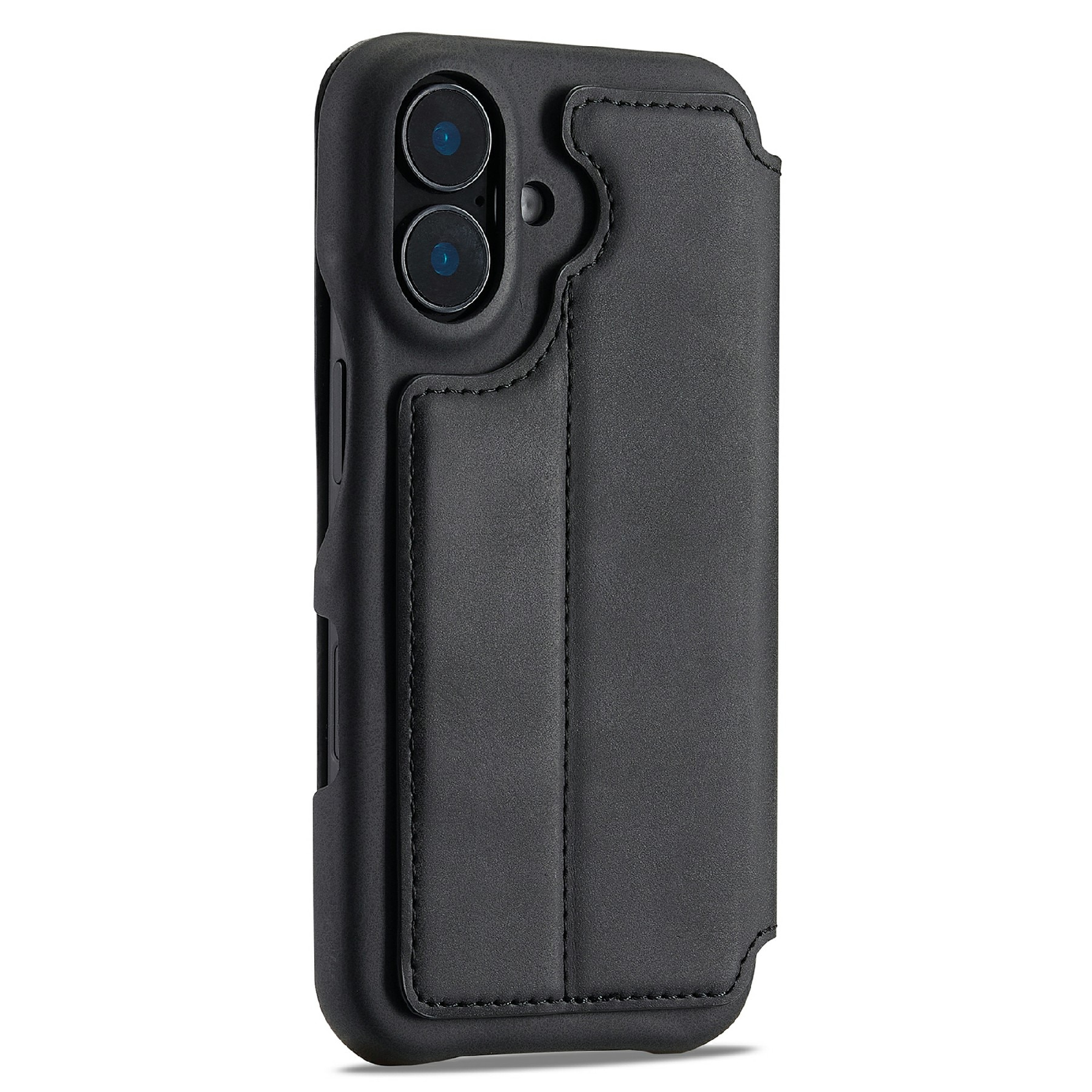 Étui portefeuille mince iPhone 17, noir