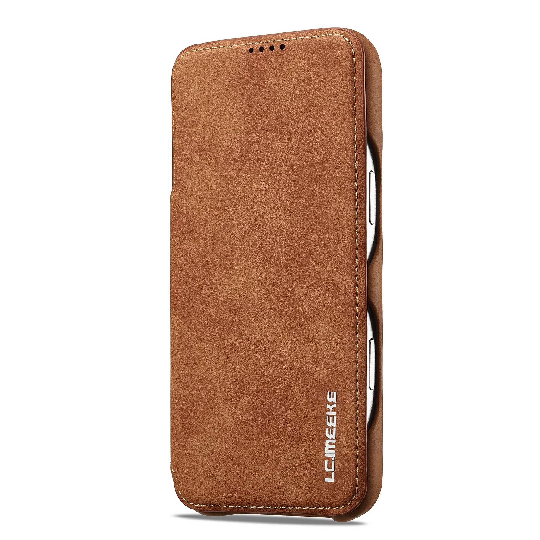 Étui portefeuille mince iPhone 17 Pro, Cognac