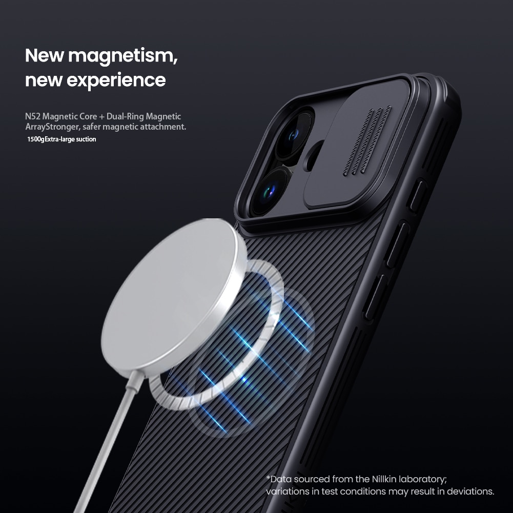 Coque CamShield MagSafe iPhone 17, noir