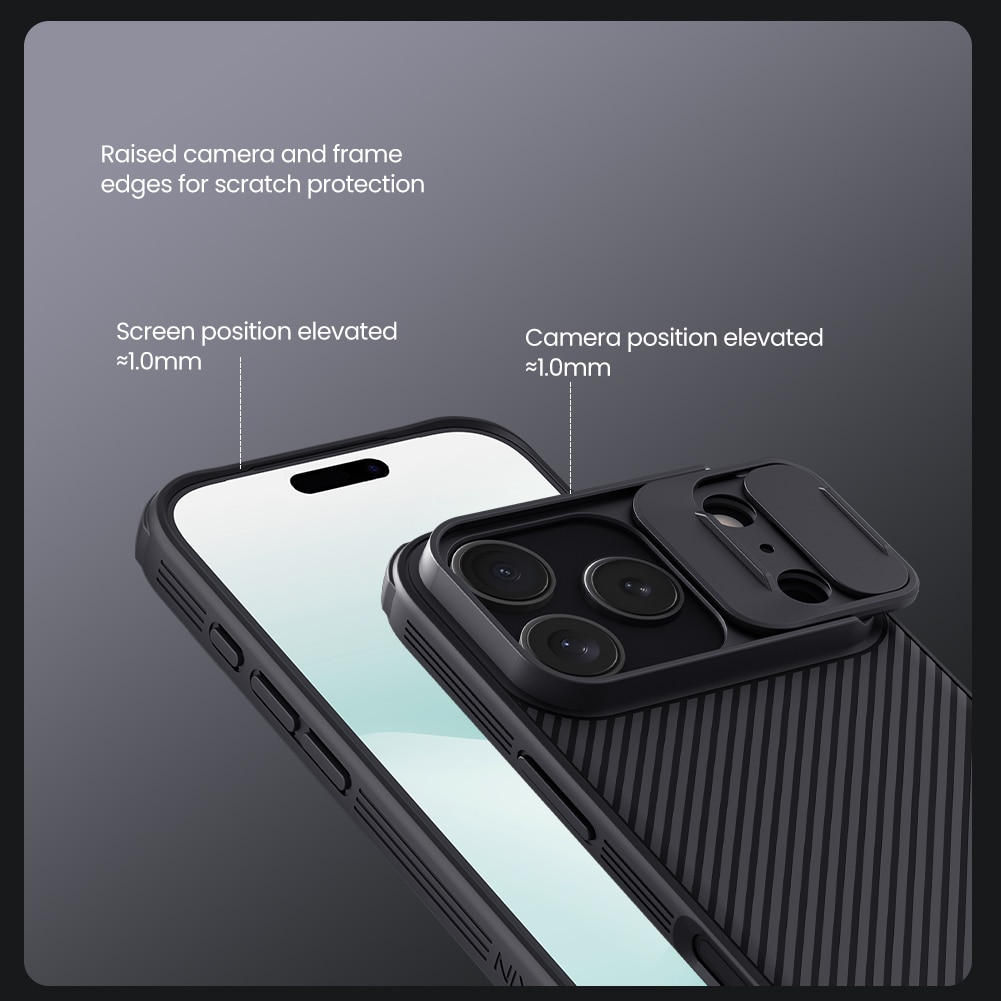 Coque CamShield MagSafe iPhone 17 Pro, noir