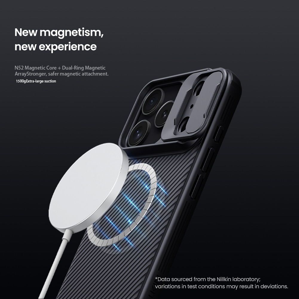 Coque CamShield MagSafe iPhone 17 Pro, noir