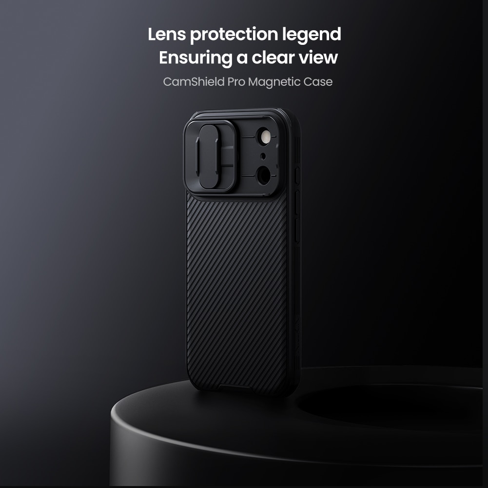 Coque CamShield MagSafe iPhone 17 Pro, noir