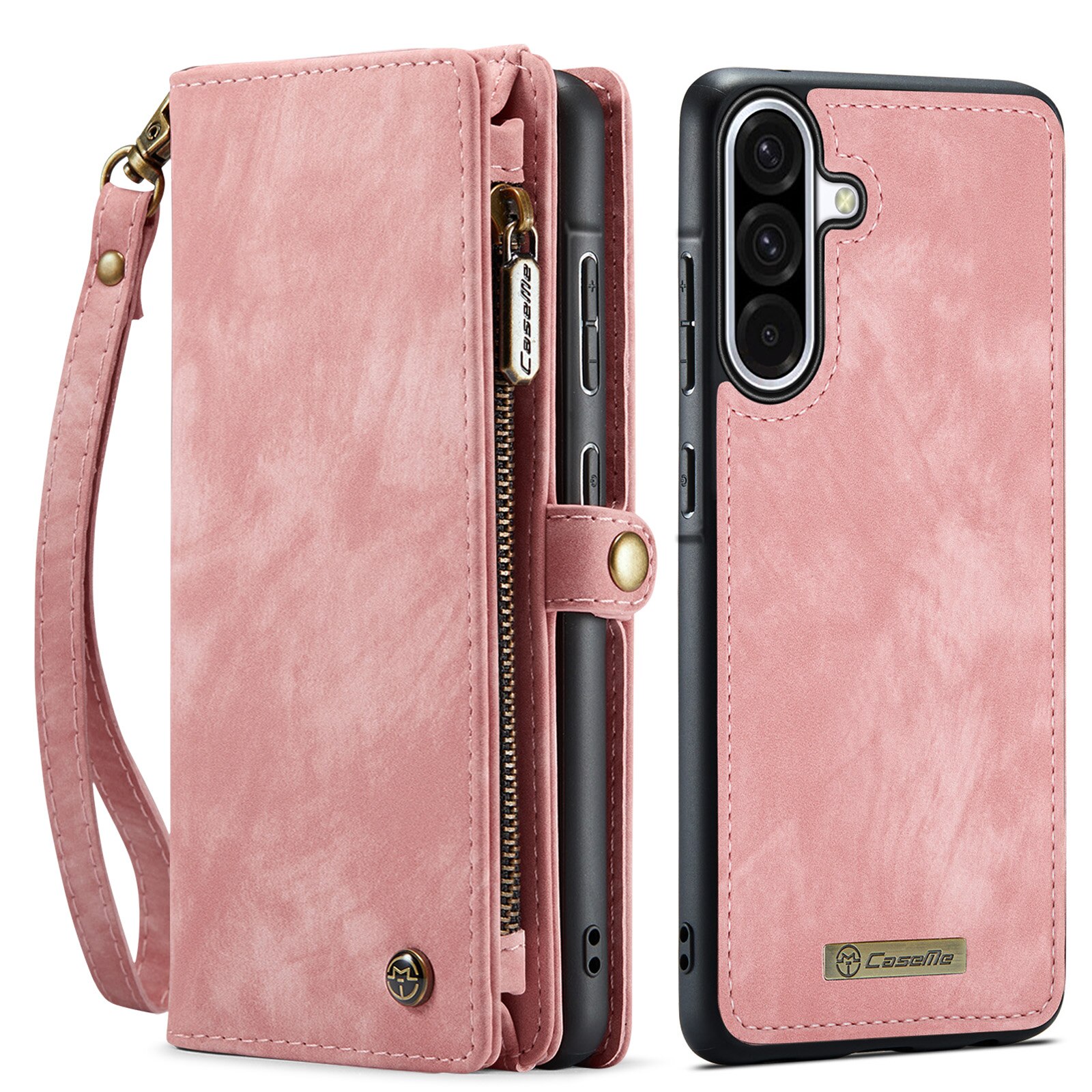 Étui portefeuille multi-cartes Samsung Galaxy A17, Rose