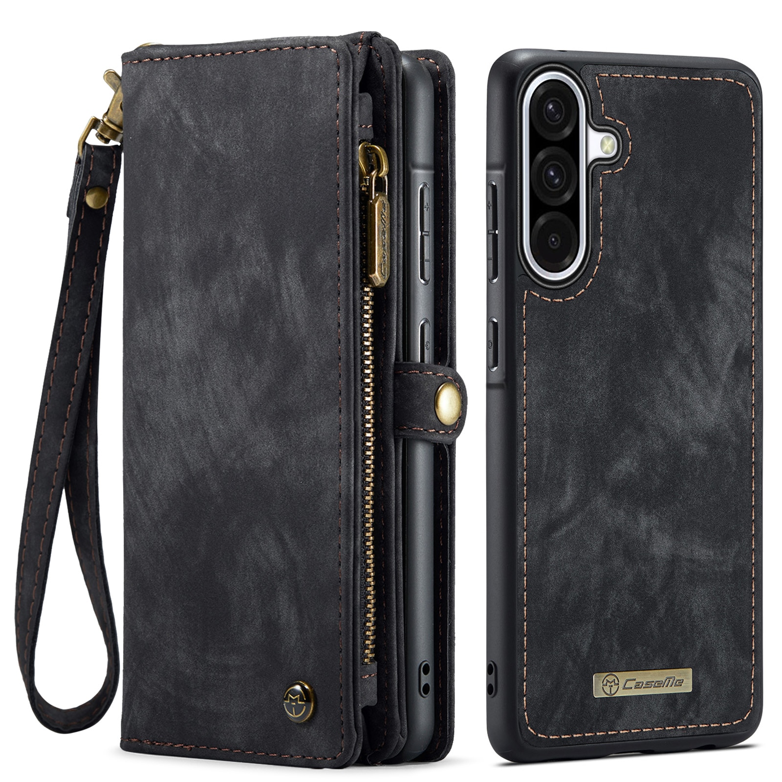 Étui portefeuille multi-cartes Samsung Galaxy A17, Gris