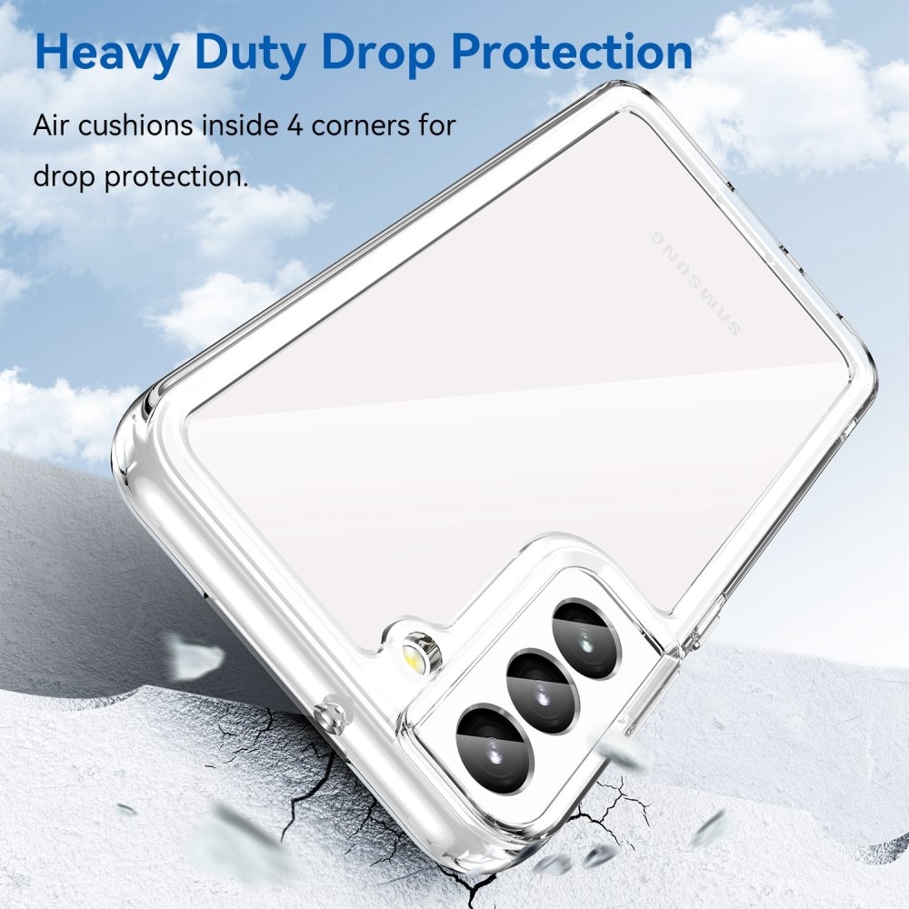 Coque hybride Crystal Hybrid pour Samsung Galaxy S23, transparent