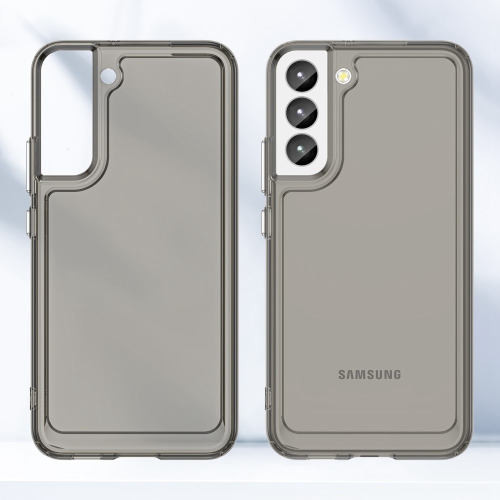Coque Hybride Crystal Hybrid Samsung Galaxy S23 Plus, gris