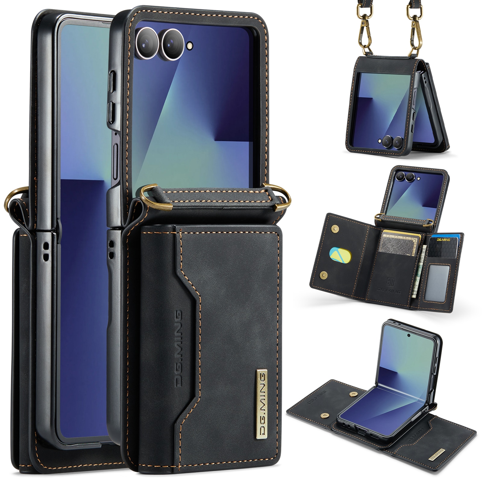Coque Card Slot Samsung Galaxy Z Flip 7 Noir