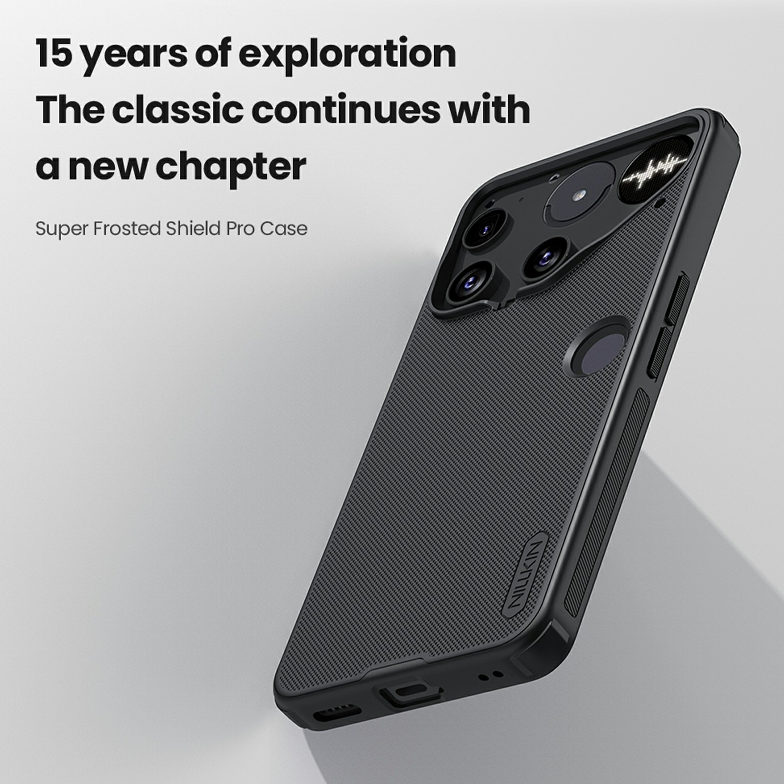 Super Frosted Shield Nothing Phone 3, noir