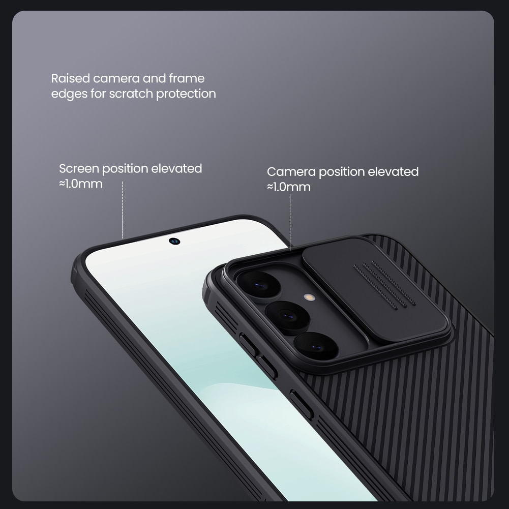 Coque CamShield Samsung Galaxy S25 FE, Noir