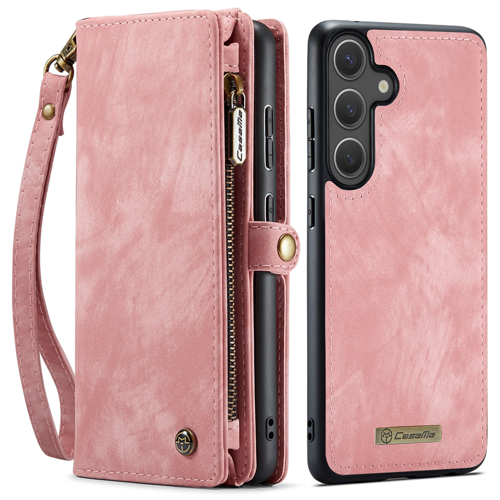 Étui portefeuille multi-cartes Samsung Galaxy S25 FE, Rose