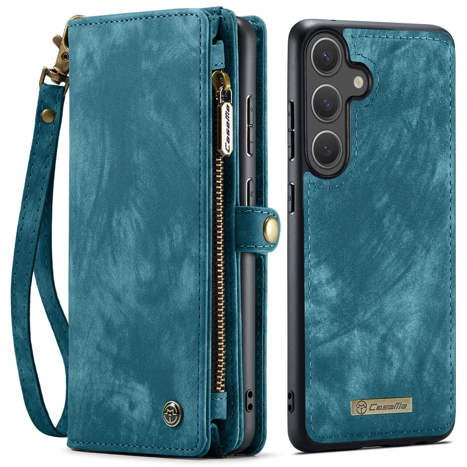 Étui portefeuille multi-cartes Samsung Galaxy S25 FE, Bleu