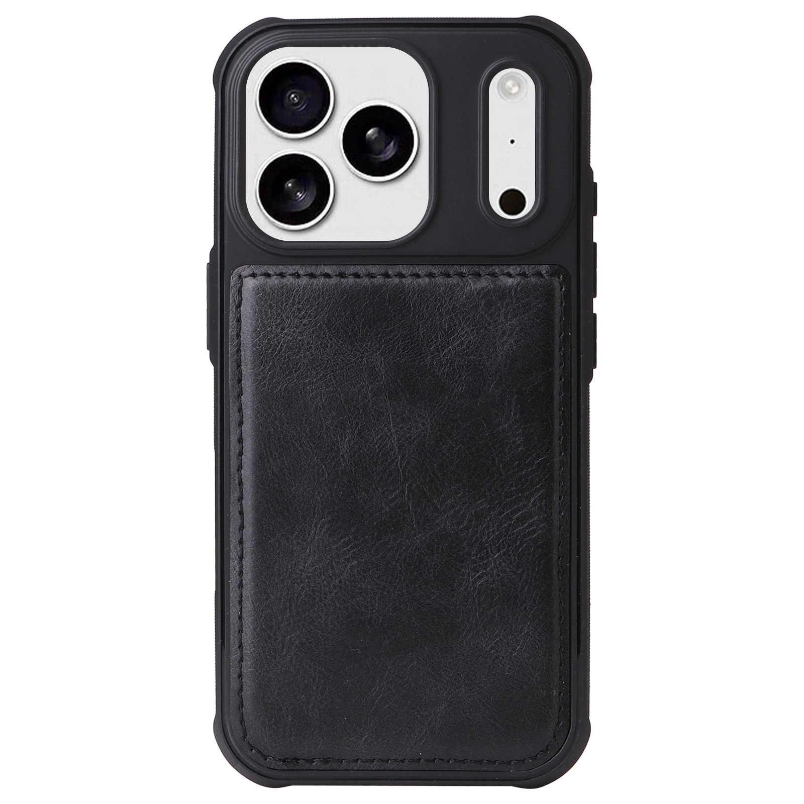 Magnet Leather Multi Wallet iPhone 17 Pro, noir