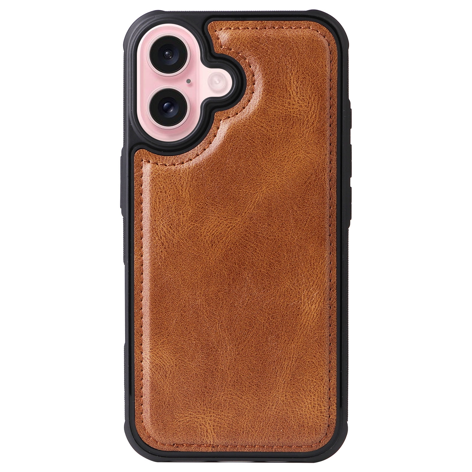 Magnet Leather Multi Wallet iPhone 17, Marron