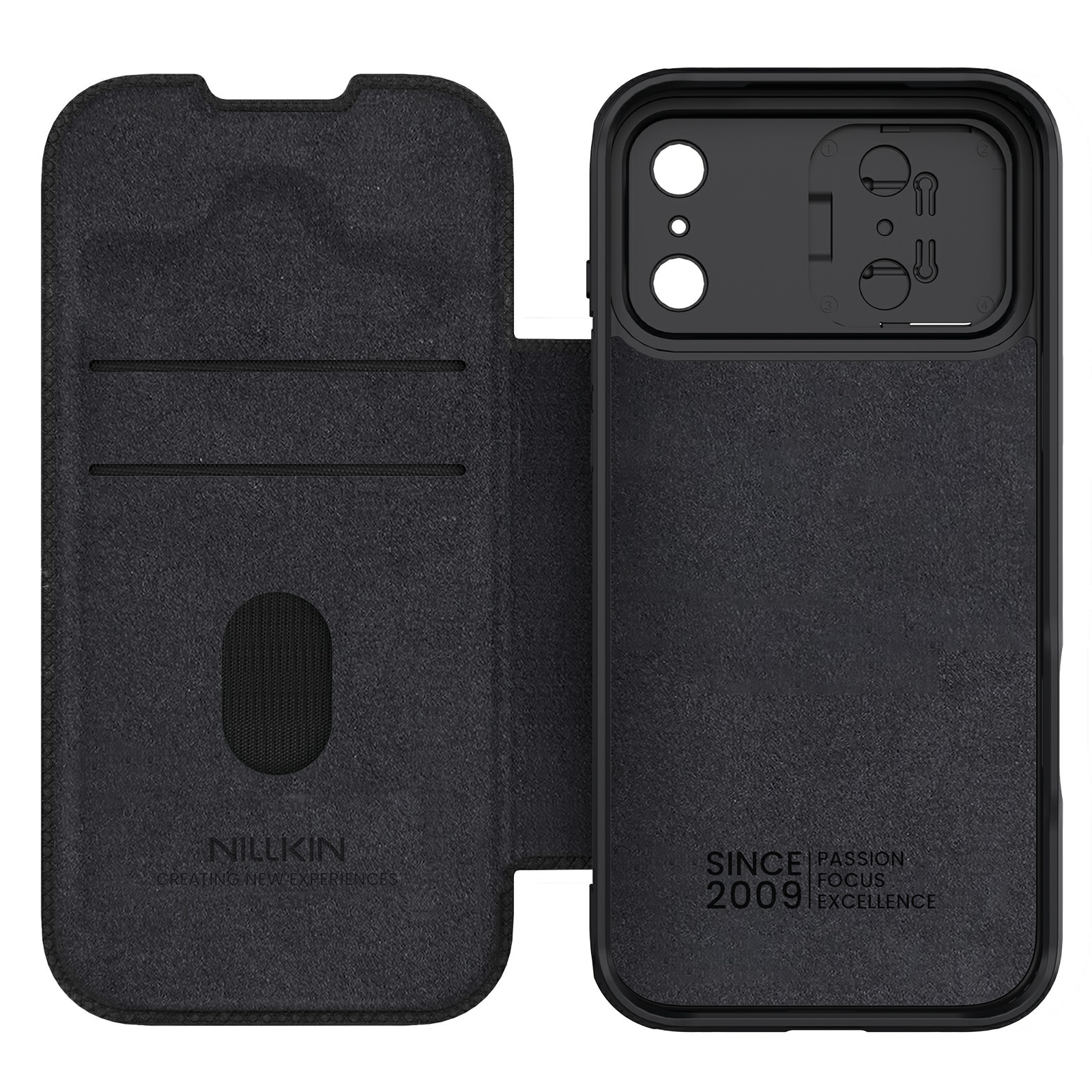 Etui Qin Pro CamShield iPhone 17 Pro Max Noir