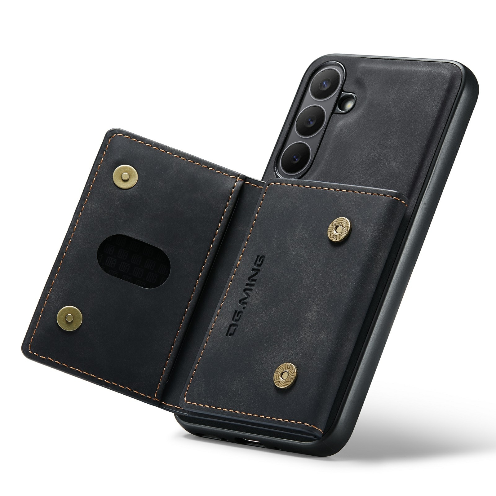 Coque Magnetic Card Slot Samsung Galaxy S25 FE, Noir