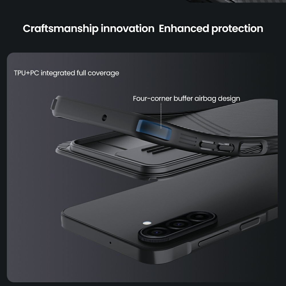 Coque CamShield Samsung Galaxy A17, Noir
