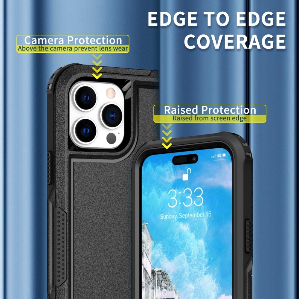 Extra Coque de couverture complète iPhone 14 Pro noir