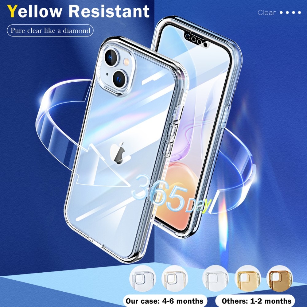 Coque Full Protection iPhone 14 Plus Transparent