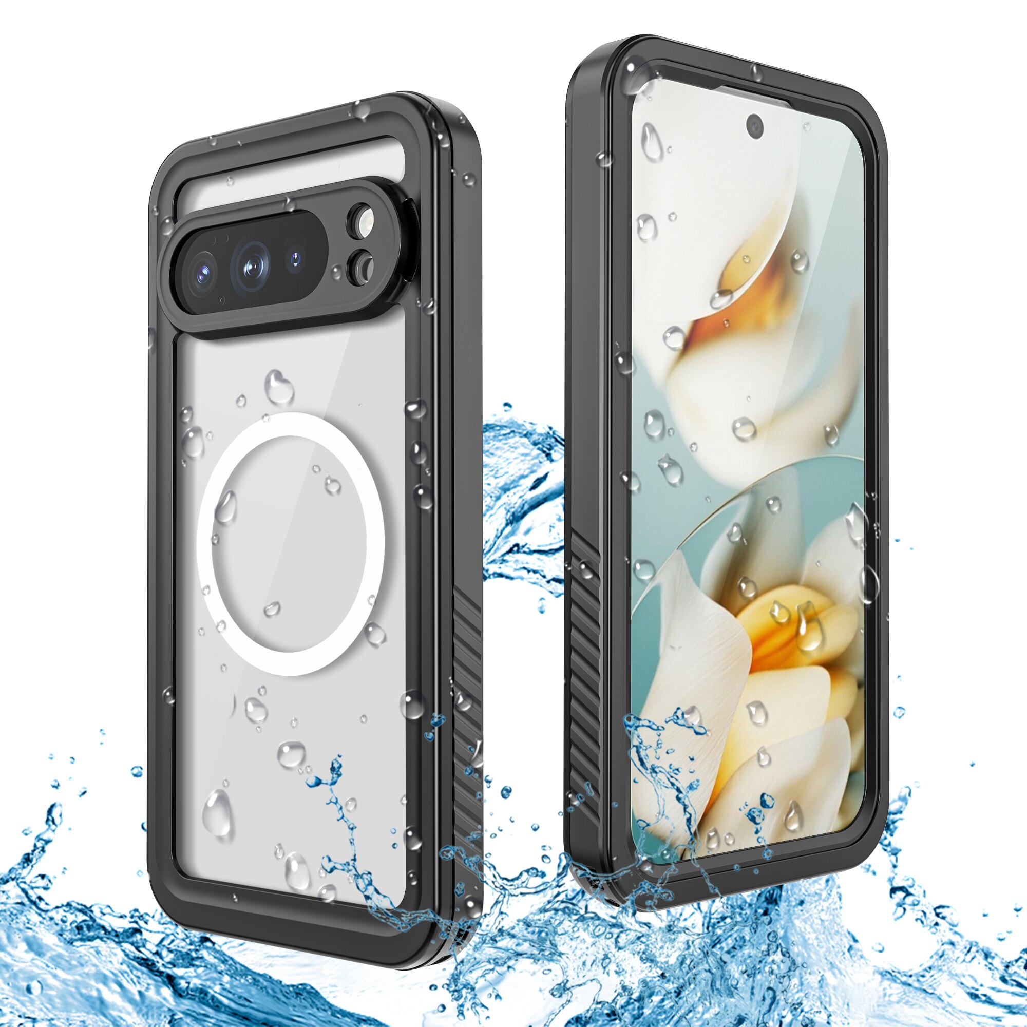 Coque étanche Google Pixel 10 Pro XL, transparent