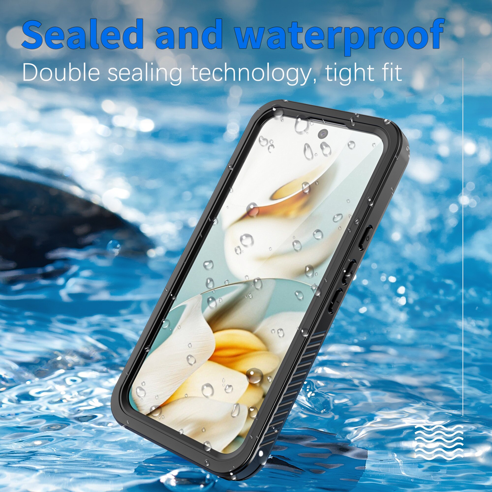Coque étanche Google Pixel 10 Pro XL, transparent
