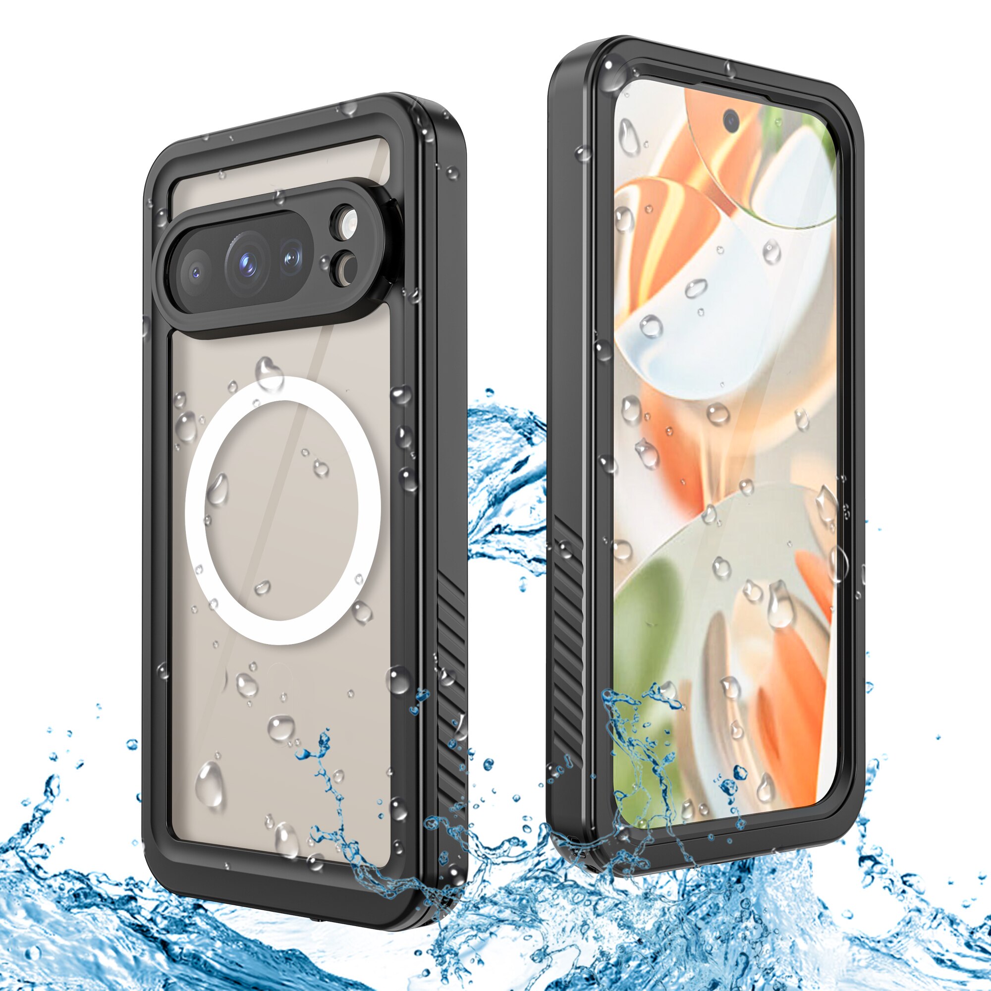 Coque étanche Google Pixel 10 Pro, transparent