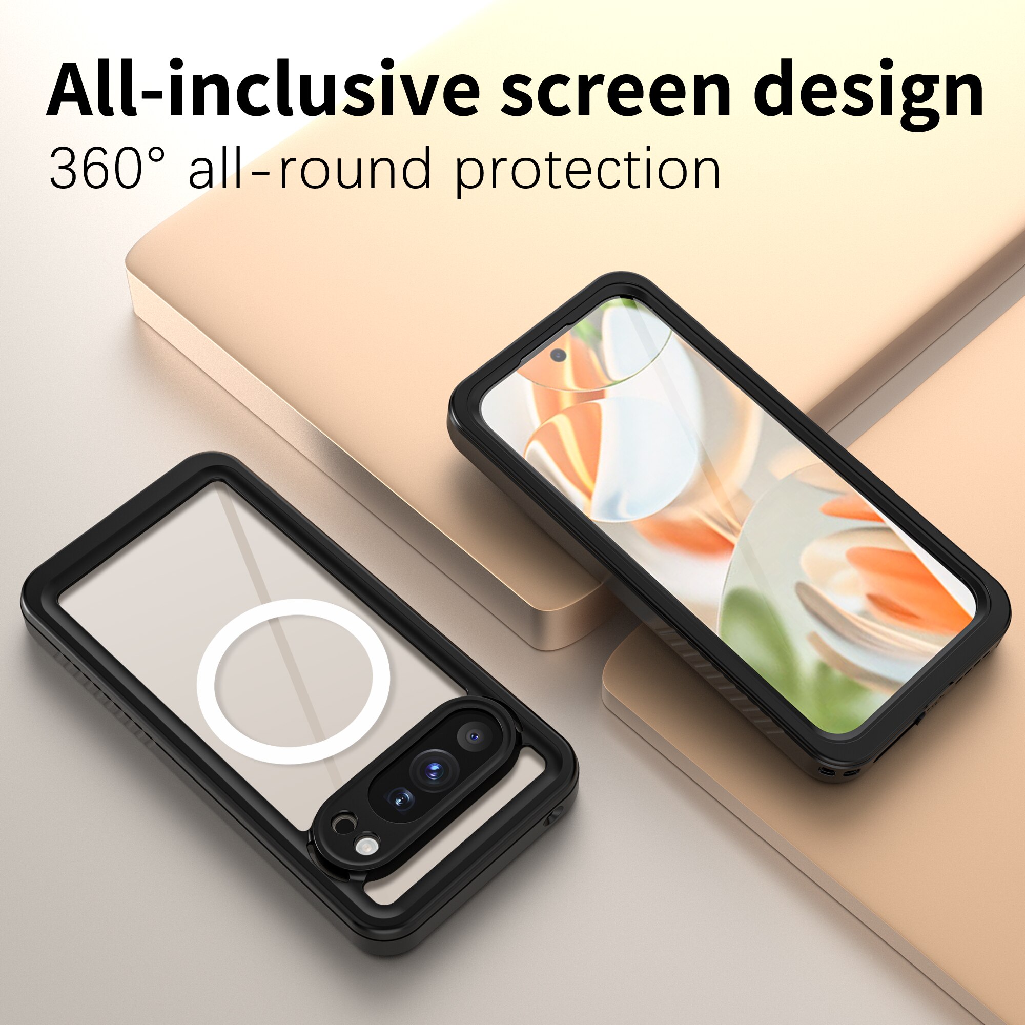 Coque étanche Google Pixel 10 Pro, transparent