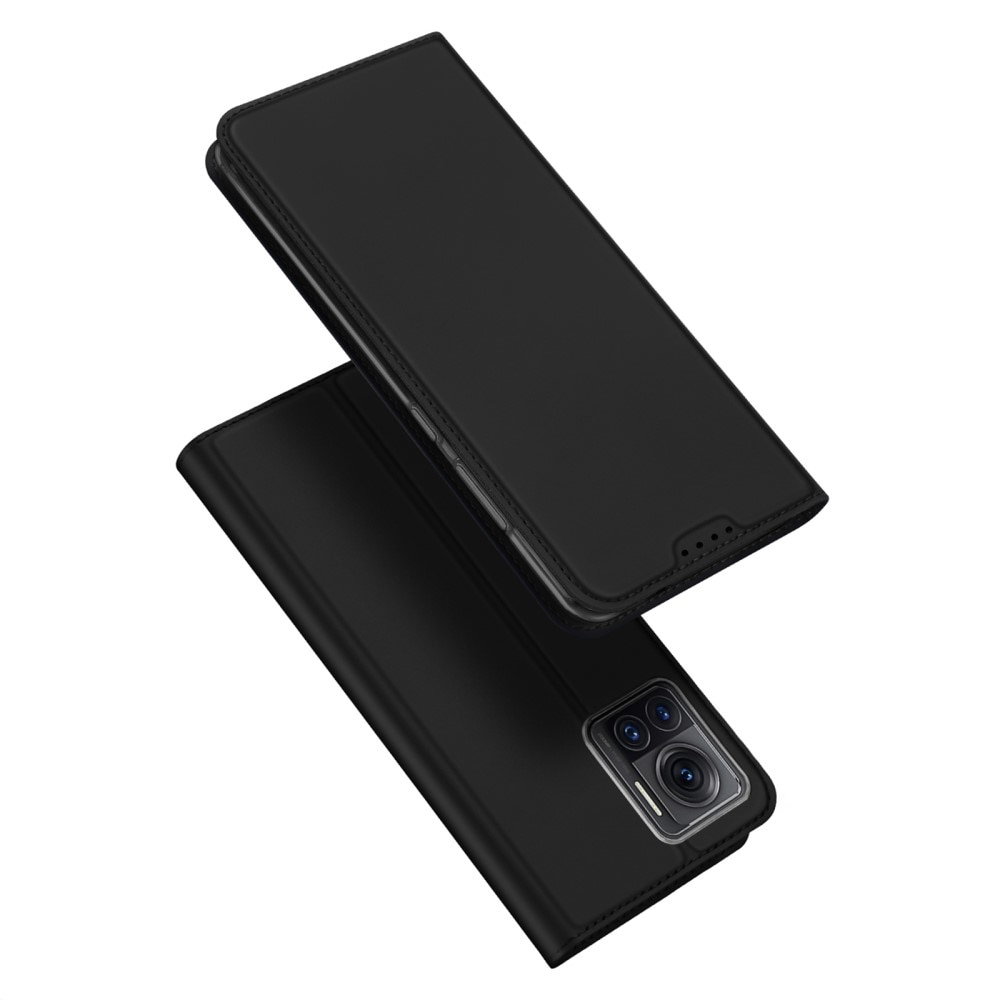 Étui portefeuille Skin Pro Series Motorola Edge 30 Ultra Black