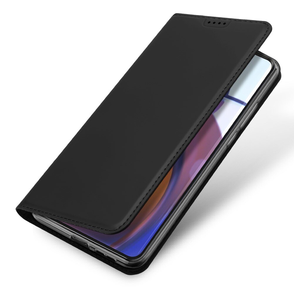 Étui portefeuille Skin Pro Series Motorola Edge 30 Ultra, Noir
