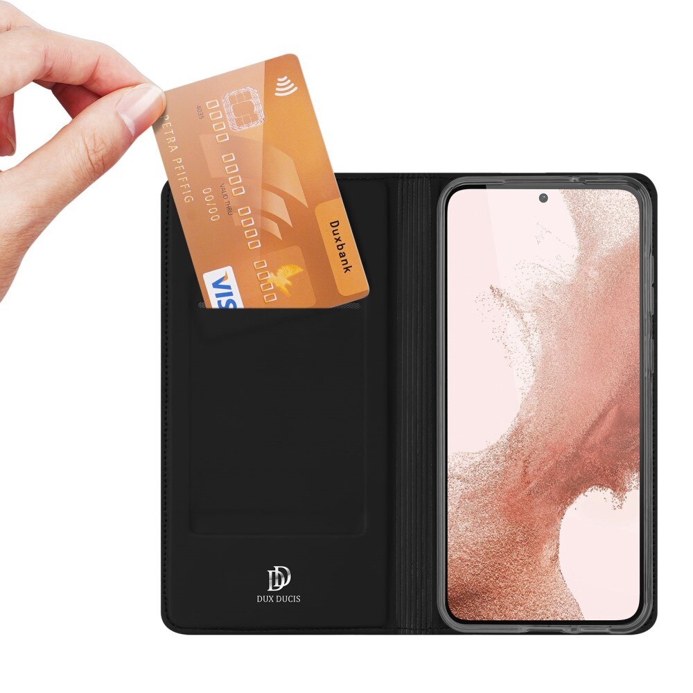 Étui portefeuille Skin Pro Series Samsung Galaxy S23, Noir