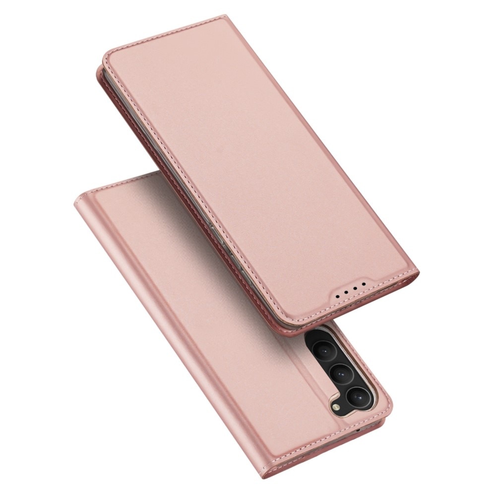 Étui portefeuille Skin Pro Series Samsung Galaxy S23 Plus, Or rose
