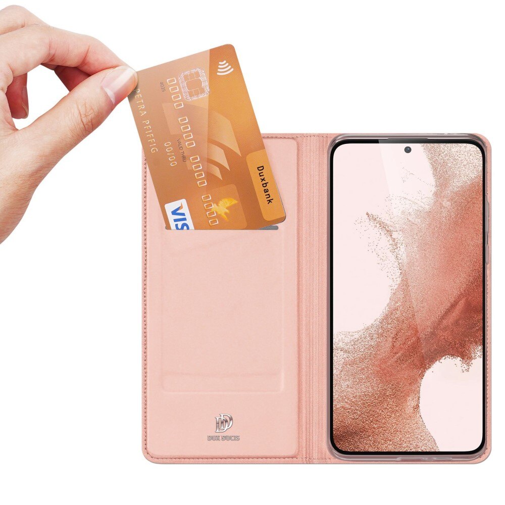 Étui portefeuille Skin Pro Series Samsung Galaxy S23 Plus, Or rose