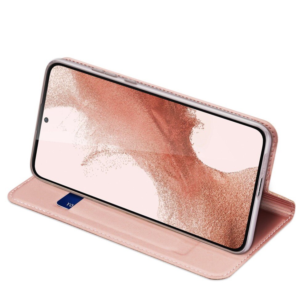 Étui portefeuille Skin Pro Series Samsung Galaxy S23 Plus, Or rose