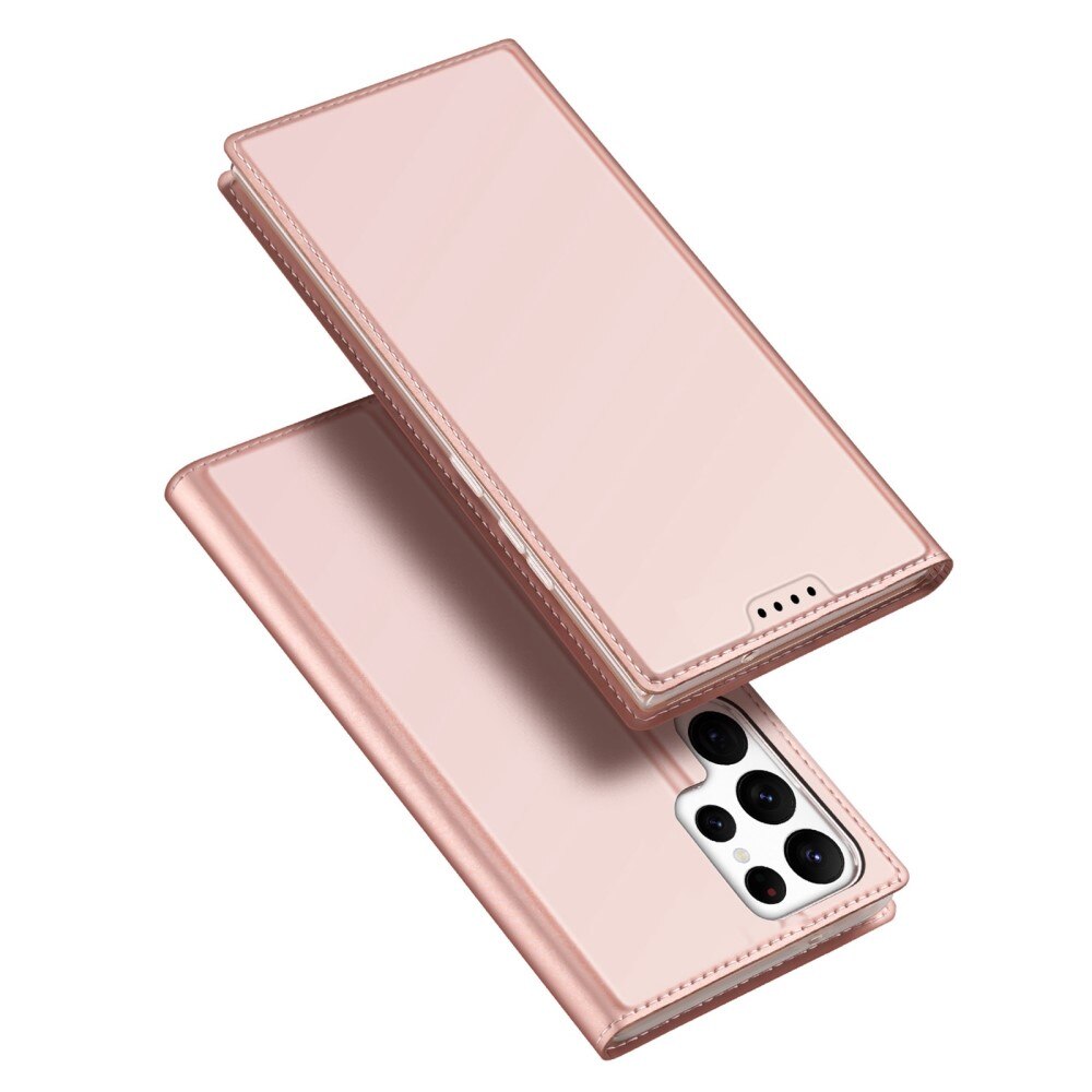 Étui portefeuille Skin Pro Series Samsung Galaxy S23 Ultra, Rose Gold