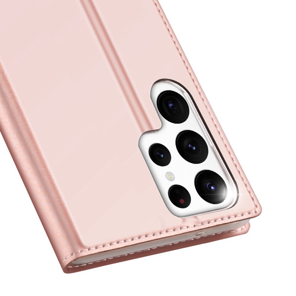 Étui portefeuille Skin Pro Series Samsung Galaxy S23 Ultra, Or rose